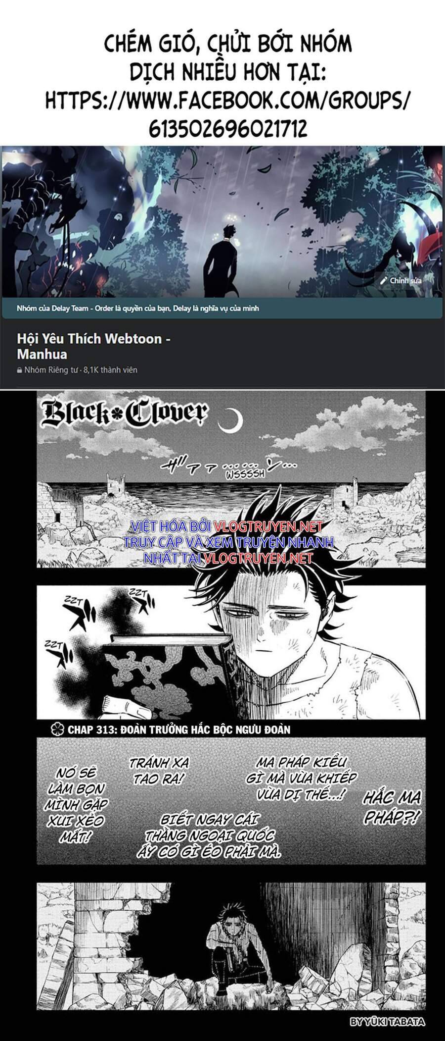 Black Clover - Thế Giới Phép Thuật Chap 313 - Next Chap 314