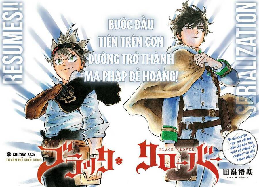 Black Clover - Thế Giới Phép Thuật Chap 332 - Next Chap 333