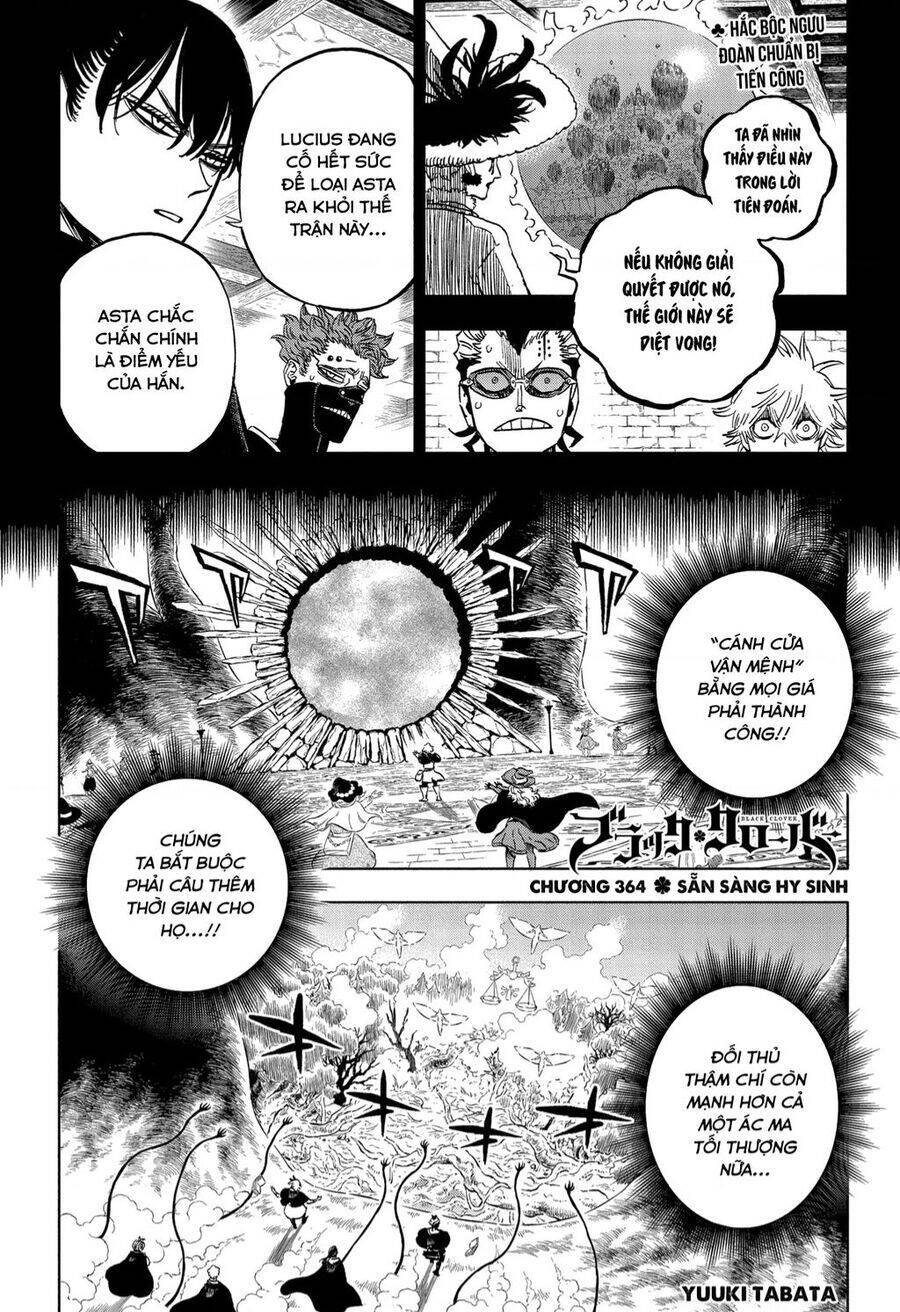 Black Clover - Thế Giới Phép Thuật Chap 364.1 - Next Chap 365.1