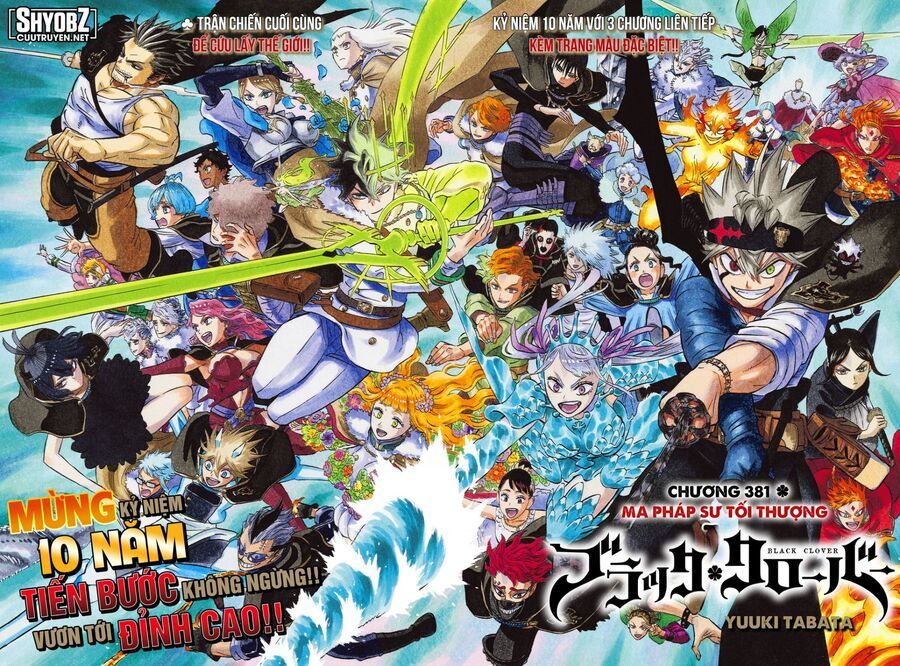 Black Clover - Thế Giới Phép Thuật Chap 381 - Next Chap 382