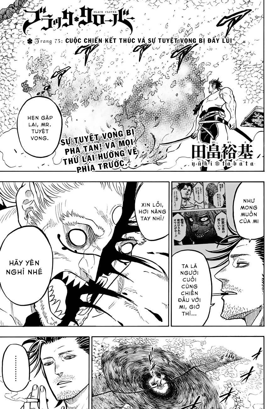 Black Clover - Thế Giới Phép Thuật Chap 73 - Next Chap 74