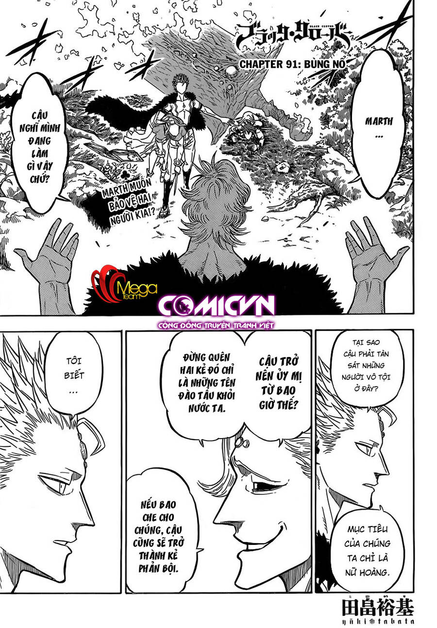 Black Clover - Thế Giới Phép Thuật Chap 91 - Next Chap 92