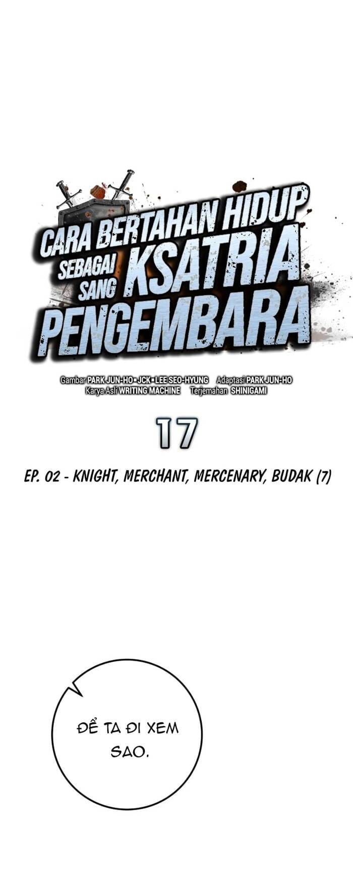 Cẩm Nang Sinh Tồn Của Kỵ Sĩ Lang Thang Chap 17 - Next Chap 18