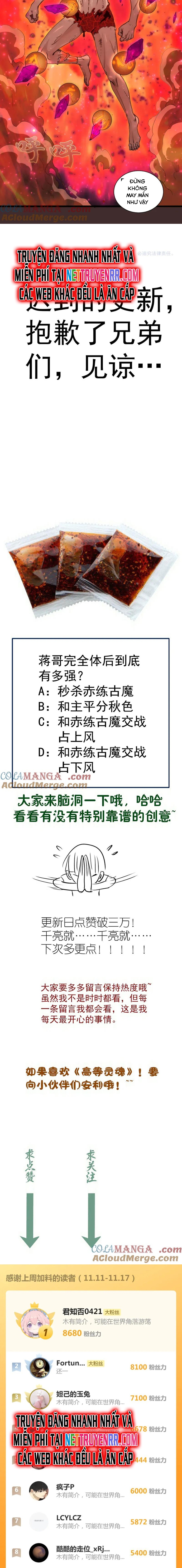 Cao Đẳng Linh Hồn Chap 307 - Next Chap 308