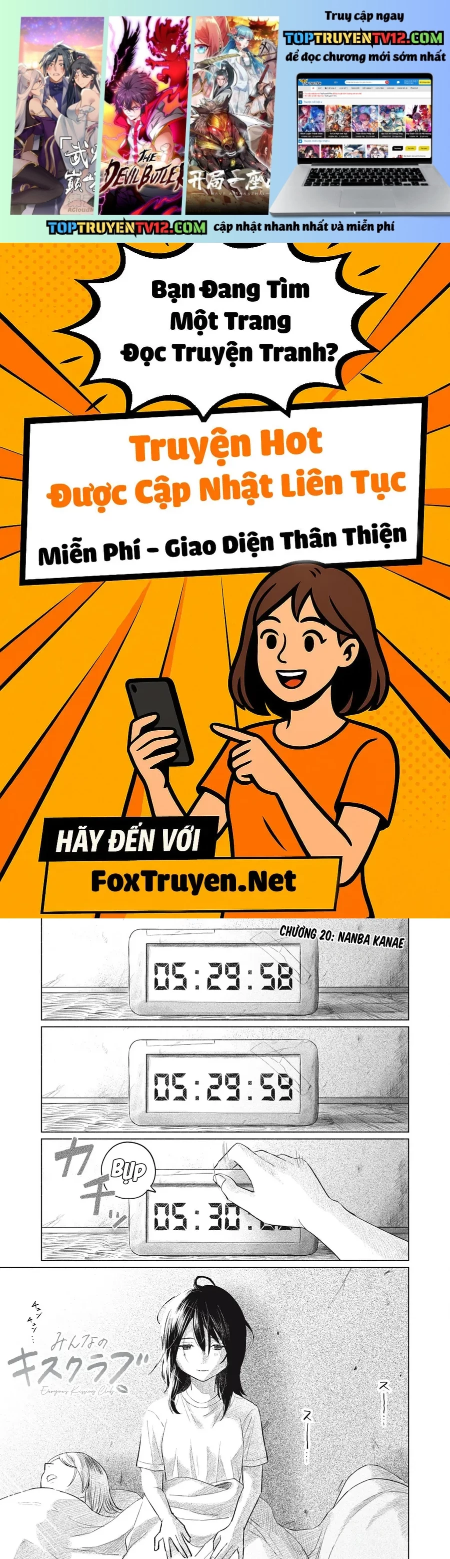 Câu Lạc Bộ Hôn Hít Cho Mọi Nhà Chap 20 - Next Chap 21