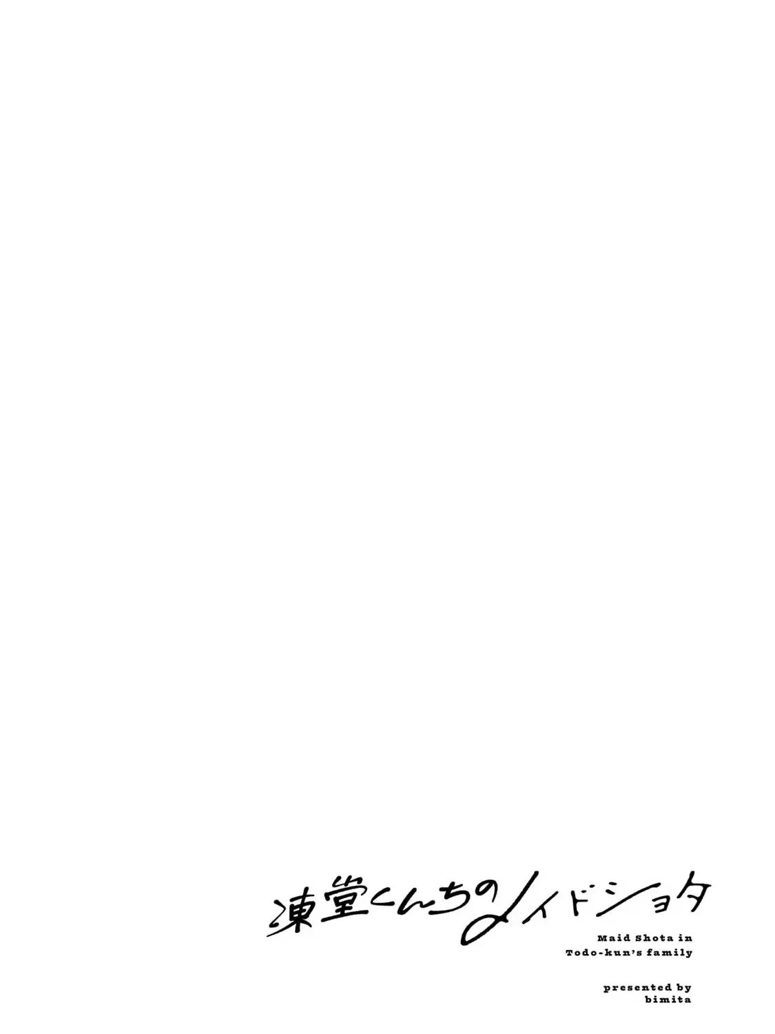 "Cậu Nhóc Hầu Gái" Của Nhà Toudou Chap 2 - Next Chap 3