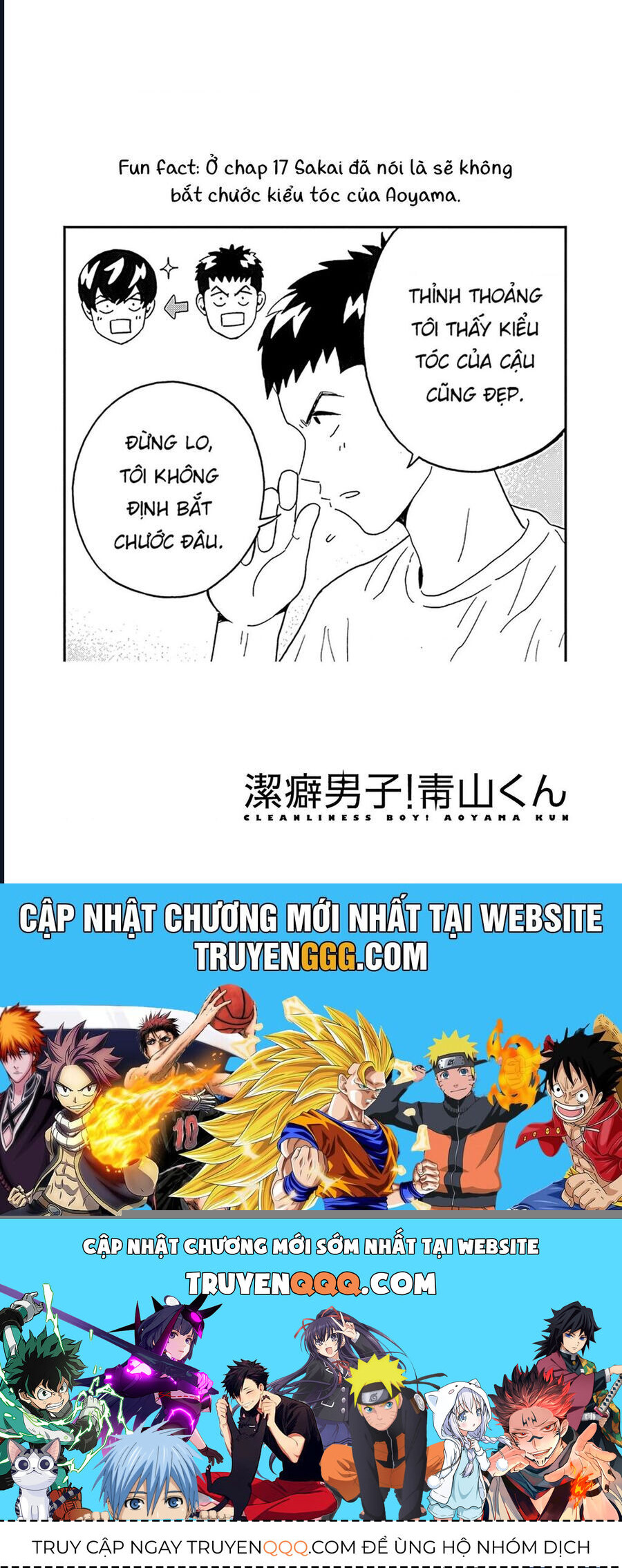 Chàng Trai Sạch Sẽ! Aoyama-Kun Chap 39 - Next Chap 40
