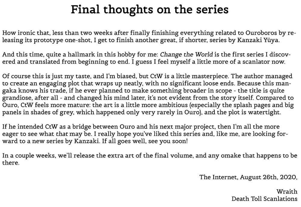 Change The World (Kanzaki Yuuya) Chap 25 - Next Chap 26