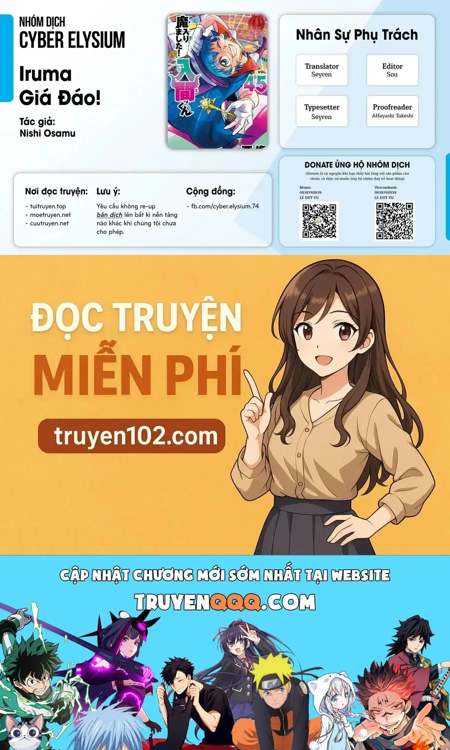 Chào Mừng Cậu Đến Trường Iruma-Kun Chap 439 - Next Chap 440