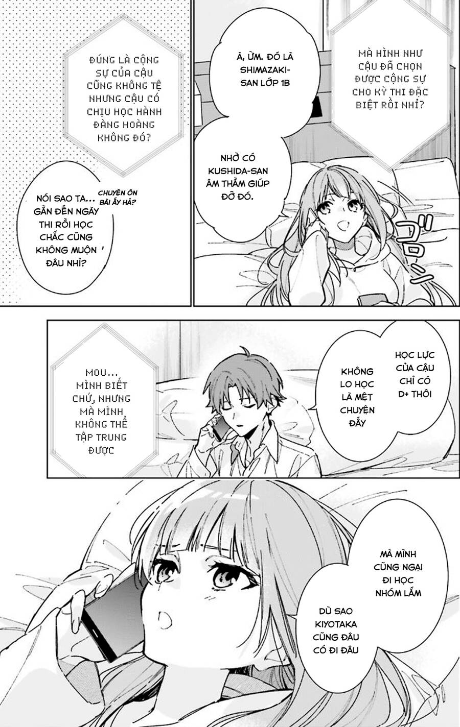 Chào Mừng Đến Với Lớp Học Đề Cao Thực Lực Năm 2 Chap Chuong 10 - Next Chap 11