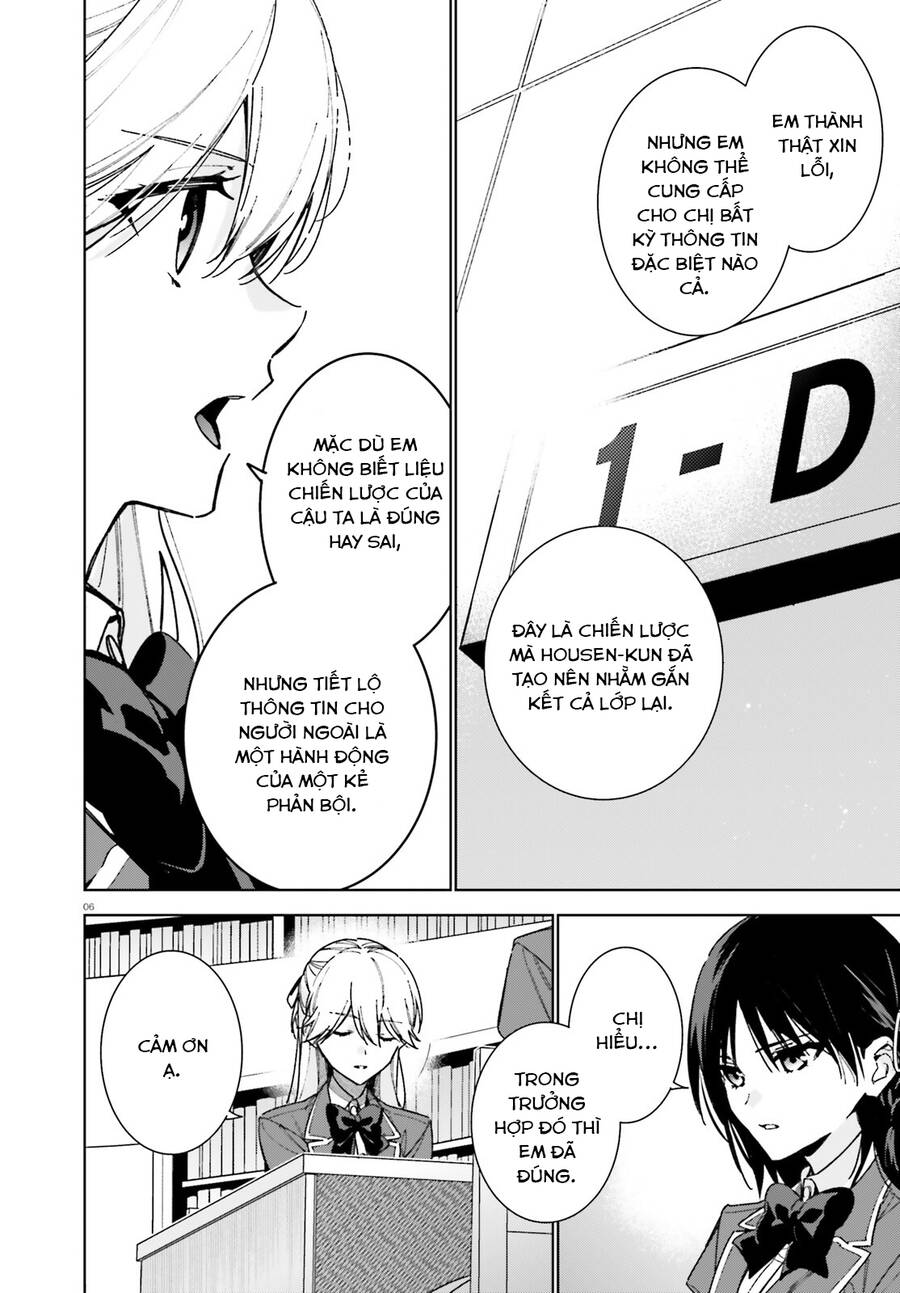 Chào Mừng Đến Với Lớp Học Đề Cao Thực Lực Năm 2 Chap Chuong 9 - Next Chap 10