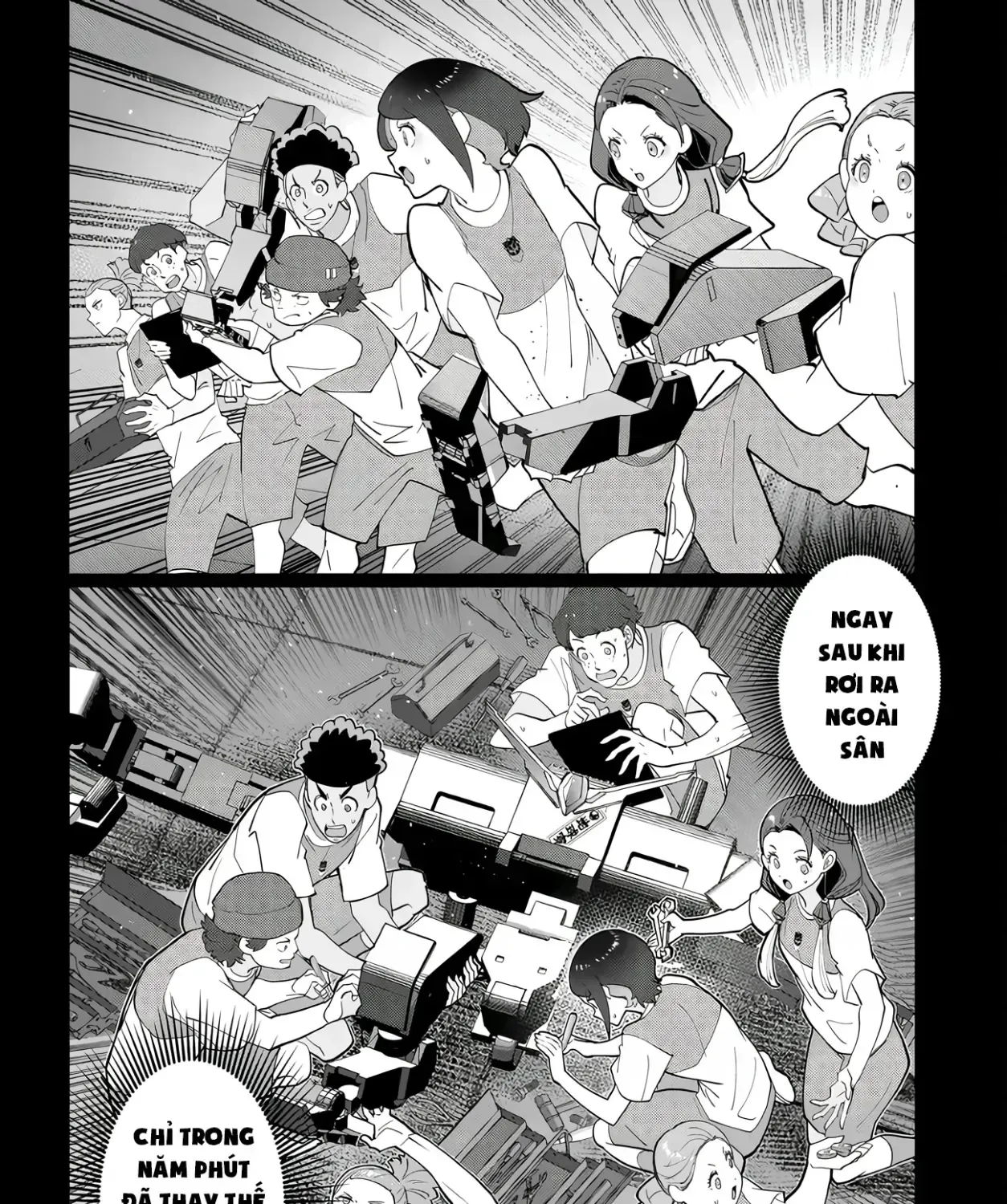 Chiến Sĩ Cơ Động Gundam: Pháp Sư Đến Từ Sao Thủy - Thời Khắc Thanh Xuân Chap 5.4 - Next Chap 6.4