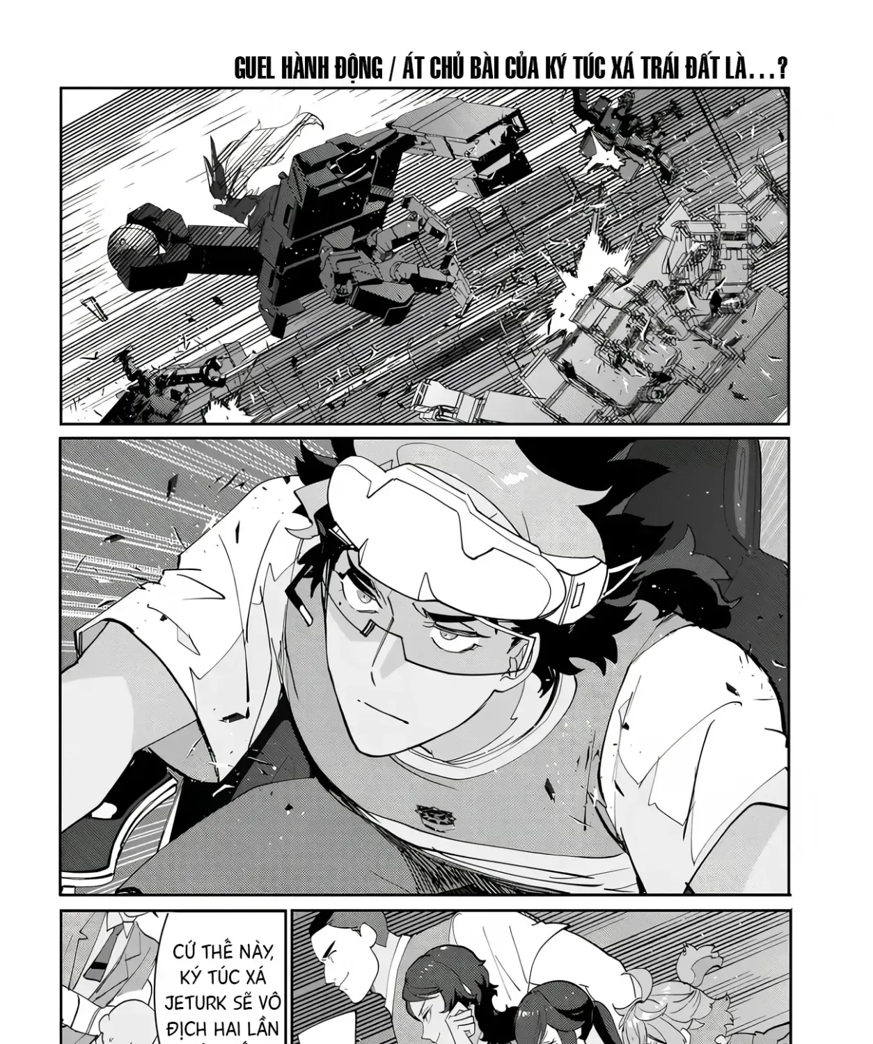 Chiến Sĩ Cơ Động Gundam: Pháp Sư Đến Từ Sao Thủy - Thời Khắc Thanh Xuân Chap 5.4 - Next Chap 6.4