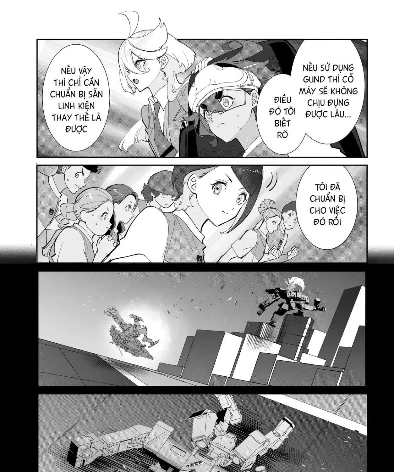 Chiến Sĩ Cơ Động Gundam: Pháp Sư Đến Từ Sao Thủy - Thời Khắc Thanh Xuân Chap 5.4 - Next Chap 6.4