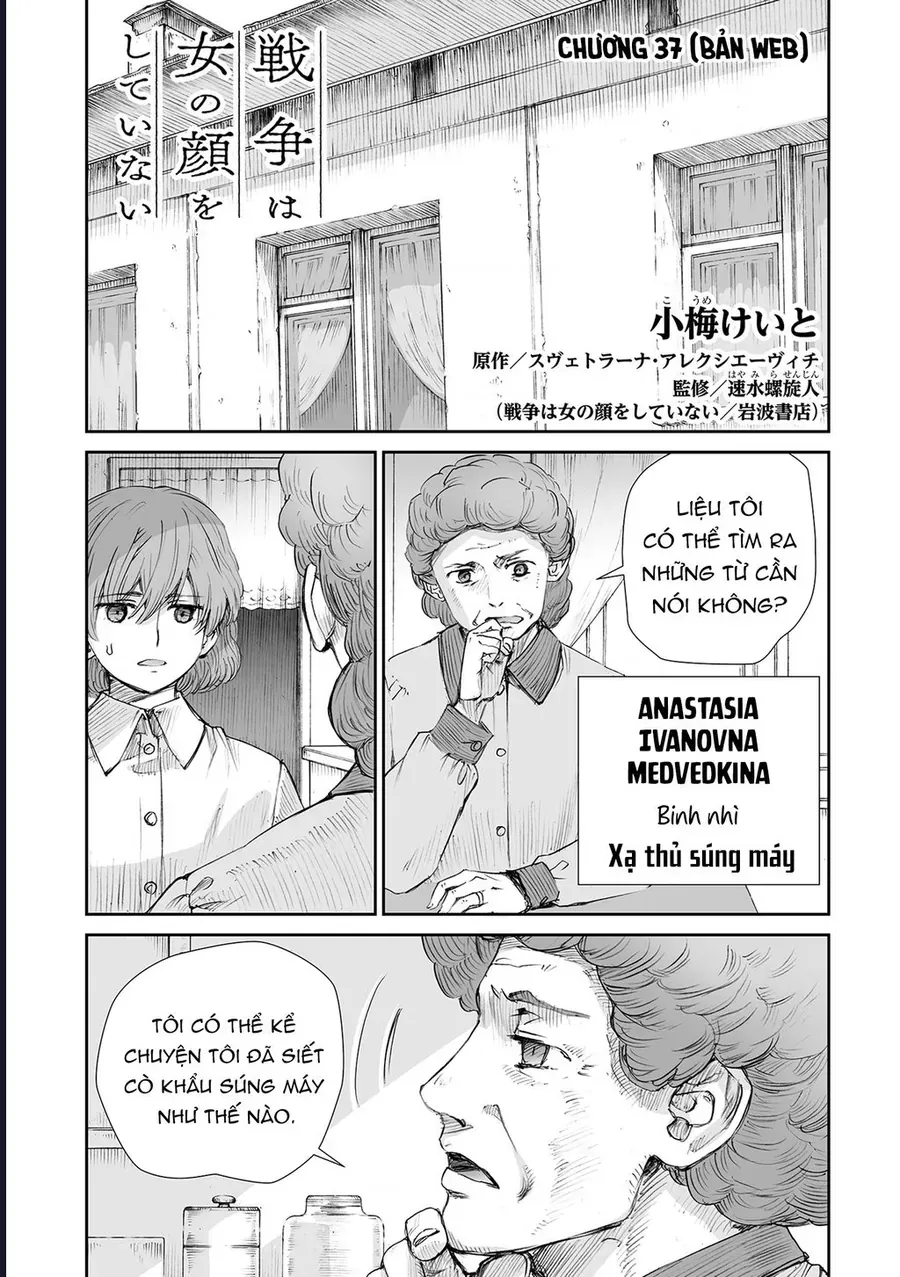 Chiến Tranh Không Có Một Khuôn Mặt Phụ Nữ Chap 37 - Next Chap 38