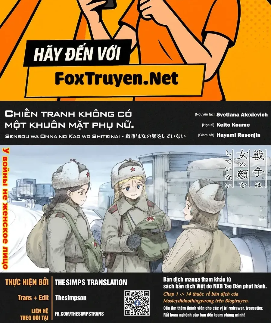 Chiến tranh không có một khuôn mặt phụ nữ Chap 38.1 - Next Chap 39.1