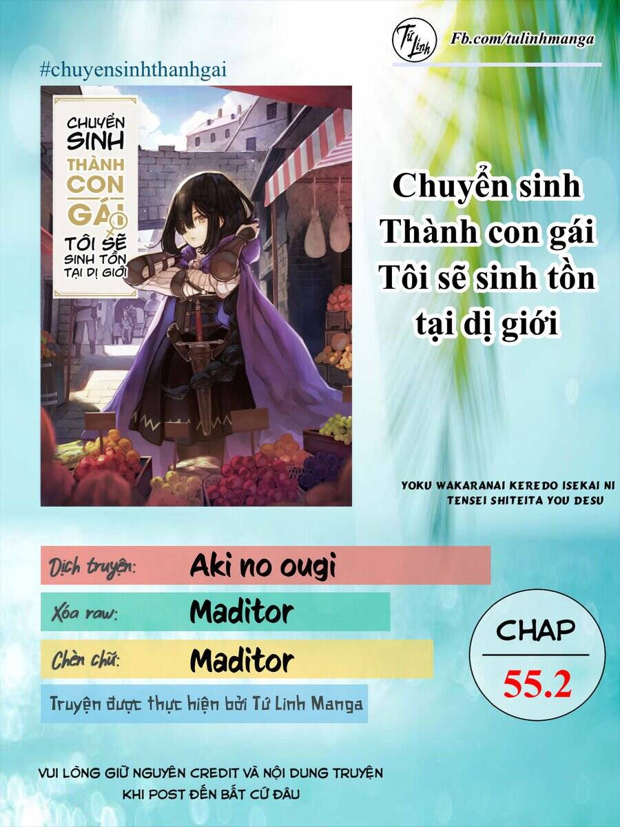 Chuyển Sinh Thành Con Gái, Tôi Sẽ Sinh Tồn Tại Dị Giới Chap 55.2 - Next Chap 56.2