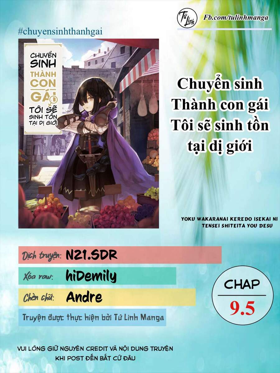 Chuyển Sinh Thành Con Gái, Tôi Sẽ Sinh Tồn Tại Dị Giới Chap 9.5 - Next Chap 10.5