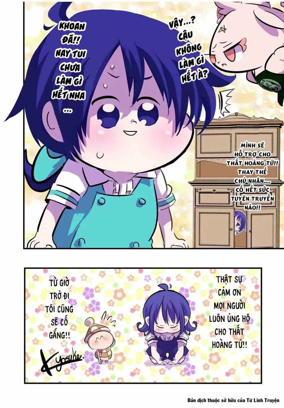 Chuyển Sinh Thành Thất Hoàng Tử, Tôi Sẽ Tự Do Tùy Ý Trau Dồi Ma Thuật Chap 42.5 - Next Chap 43.5