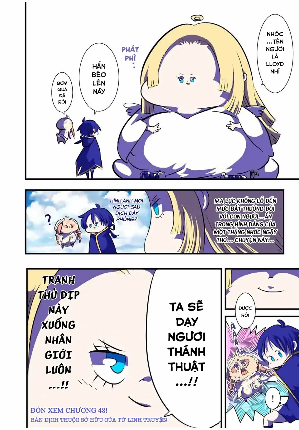 Chuyển Sinh Thành Thất Hoàng Tử, Tôi Sẽ Tự Do Tùy Ý Trau Dồi Ma Thuật Chap 48 - Next Chap 49