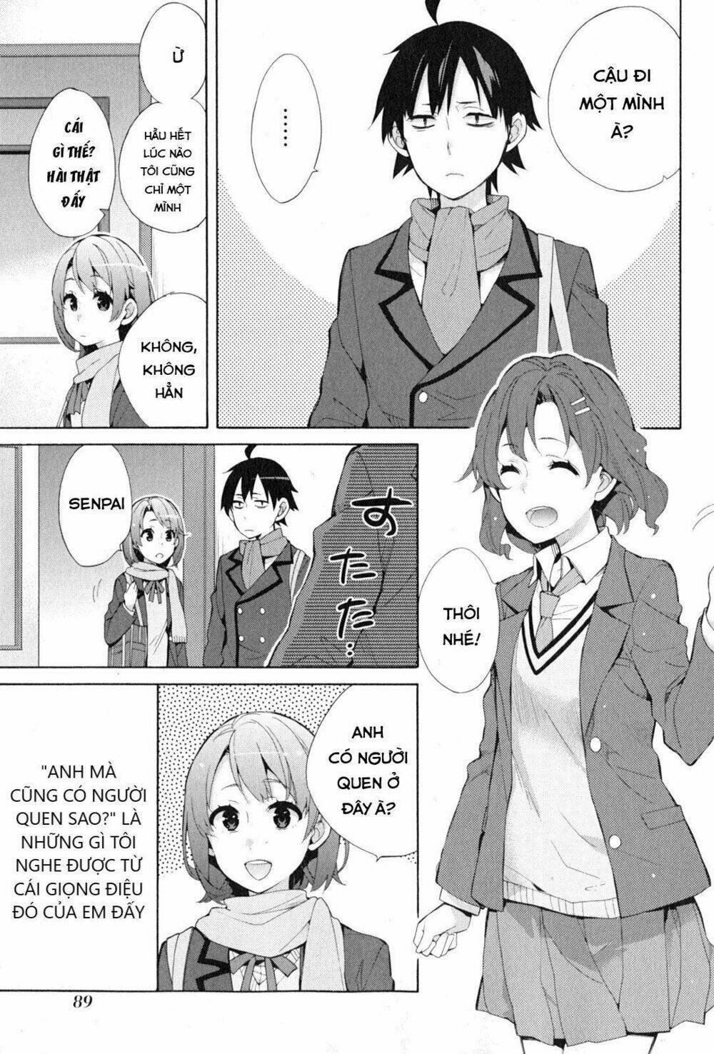 Chuyện Tình Thanh Xuân Bi Hài Của Tôi Quả Nhiên Là Sai Lầm Chap 36 - Next Chap 37