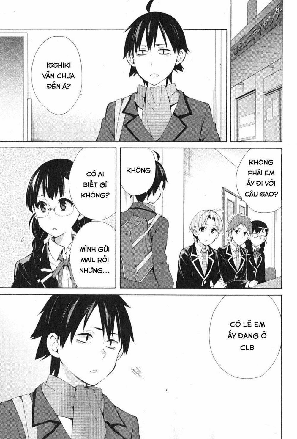Chuyện Tình Thanh Xuân Bi Hài Của Tôi Quả Nhiên Là Sai Lầm Chap 37 - Next Chap 38