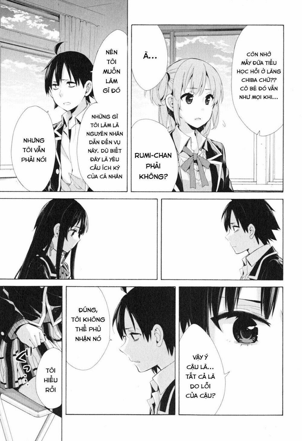 Chuyện Tình Thanh Xuân Bi Hài Của Tôi Quả Nhiên Là Sai Lầm Chap 40 - Next Chap 41