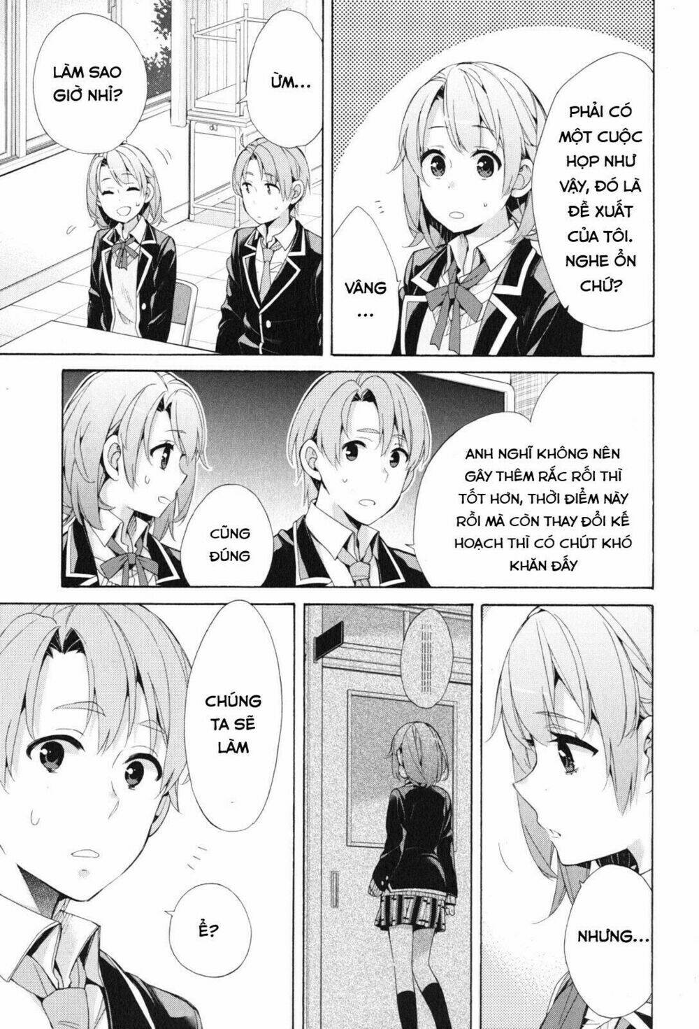 Chuyện Tình Thanh Xuân Bi Hài Của Tôi Quả Nhiên Là Sai Lầm Chap 44 - Next Chap 45