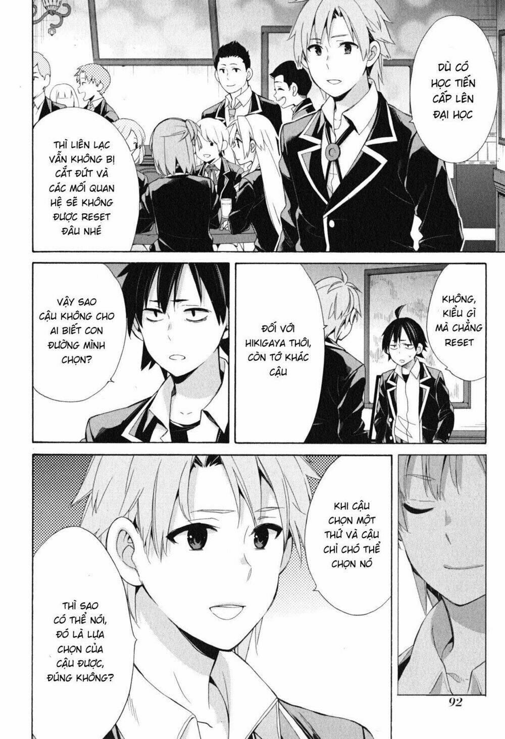 Chuyện Tình Thanh Xuân Bi Hài Của Tôi Quả Nhiên Là Sai Lầm Chap 51 - Next Chap 52