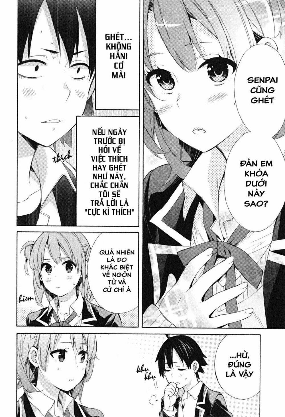 Chuyện Tình Thanh Xuân Bi Hài Của Tôi Quả Nhiên Là Sai Lầm Chap 52 - Next Chap 53