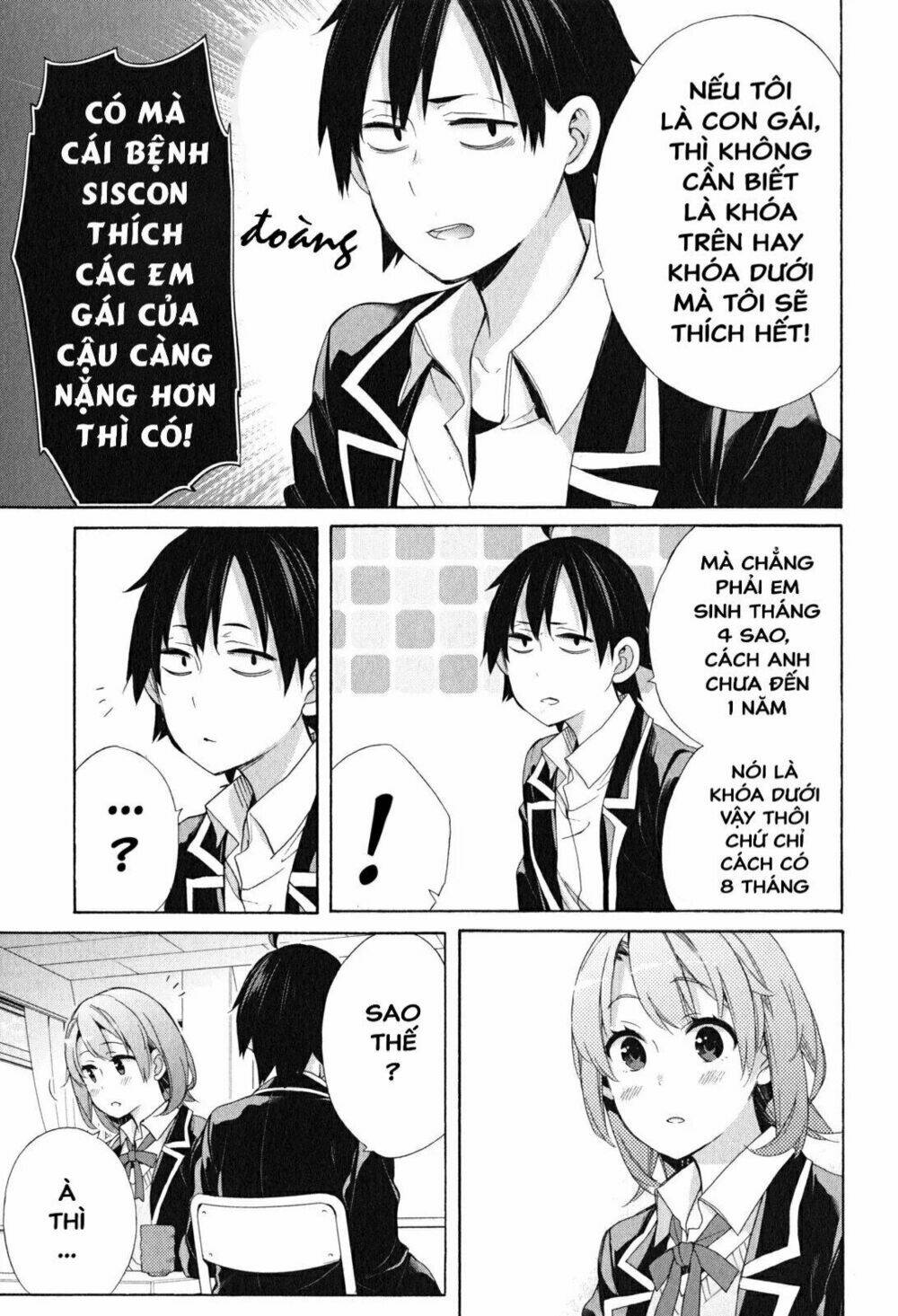 Chuyện Tình Thanh Xuân Bi Hài Của Tôi Quả Nhiên Là Sai Lầm Chap 52 - Next Chap 53
