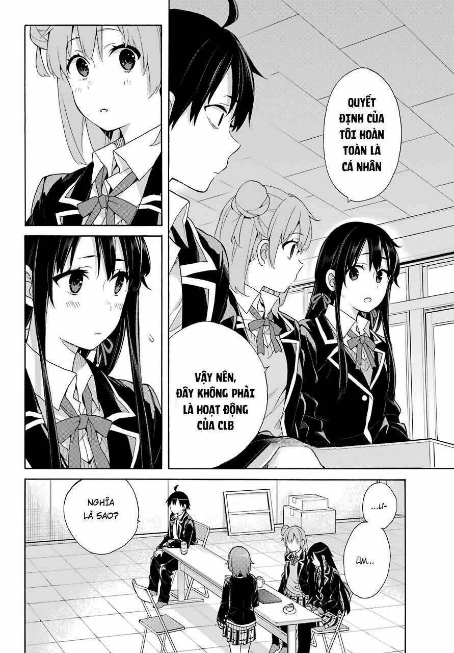 Chuyện Tình Thanh Xuân Bi Hài Của Tôi Quả Nhiên Là Sai Lầm Chap 66 - Next Chap 67