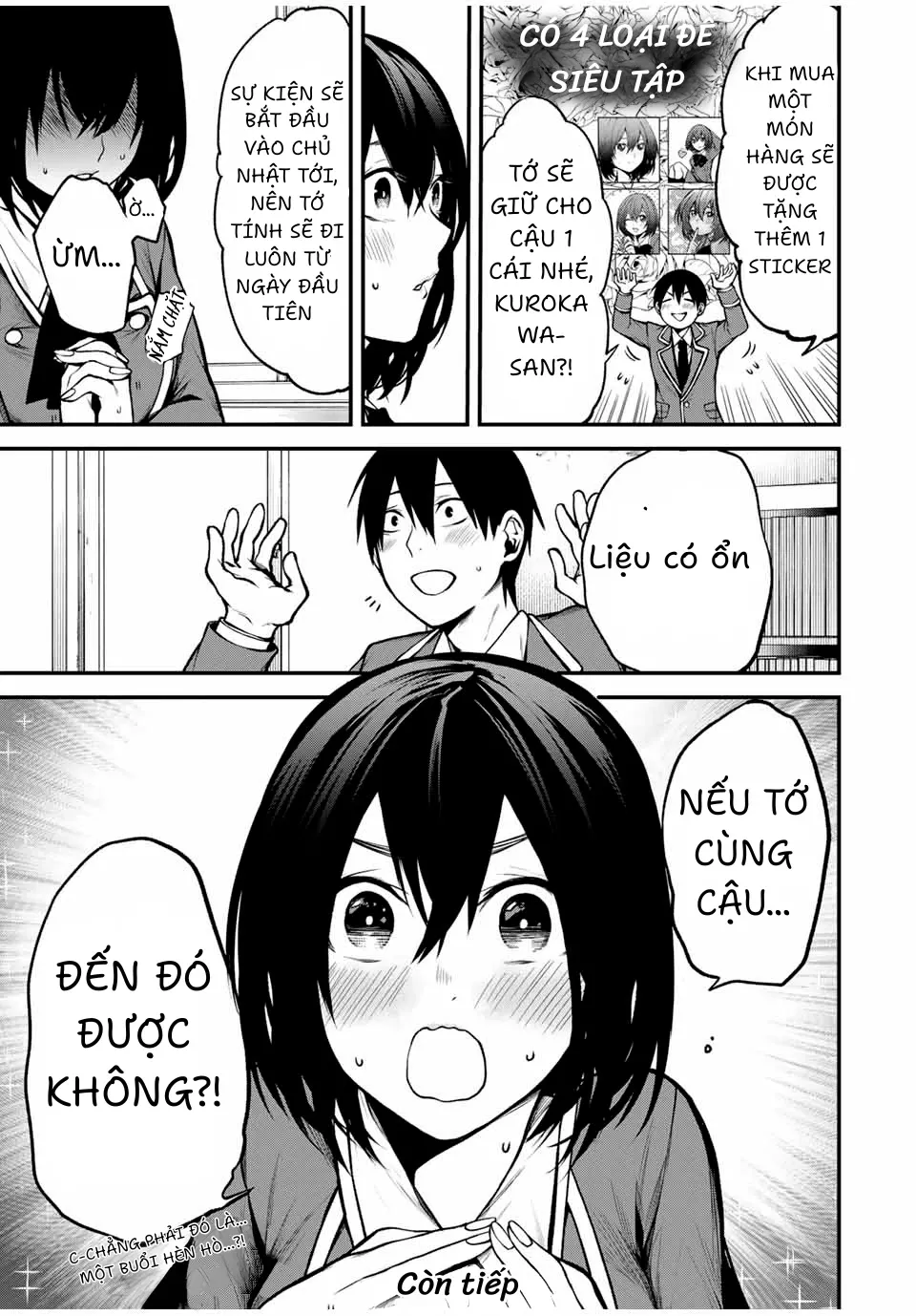 Cô Bạn Bàn Bên Kurokawa Chap 9 - Next Chap 10