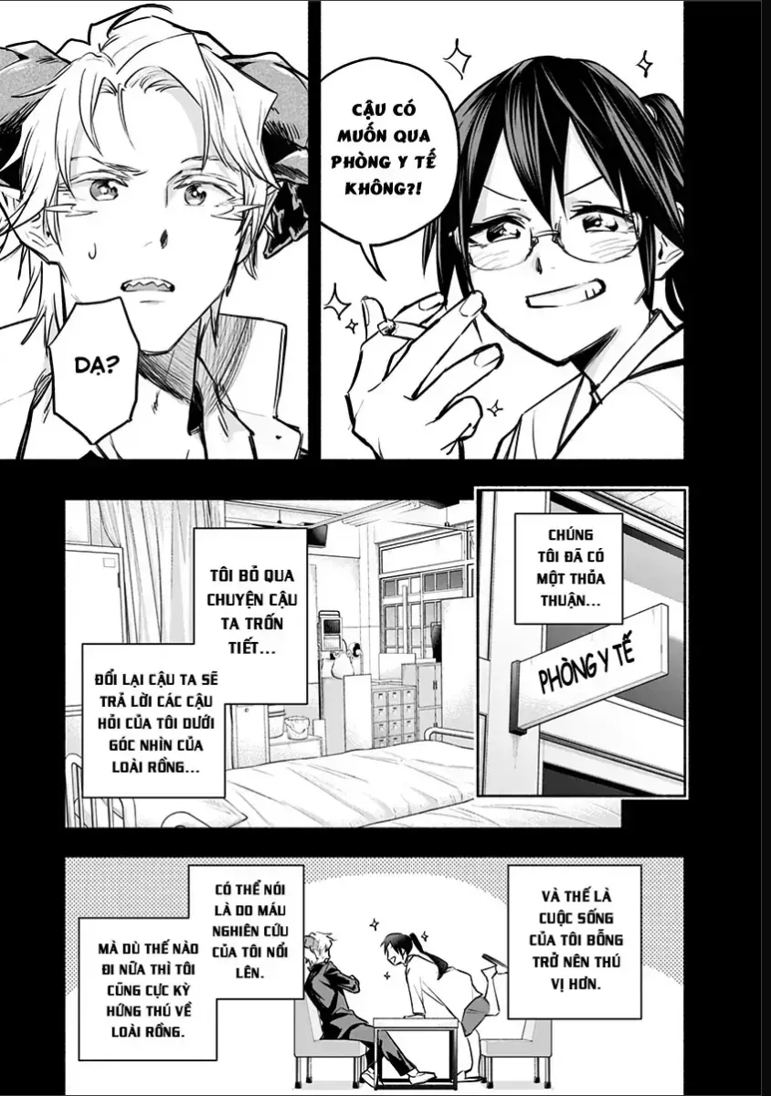 Cô Bạn Rồng Mới Chuyển Tới Nổi Bật Hơn Cả Tôi Chap 13 - Next Chap 14