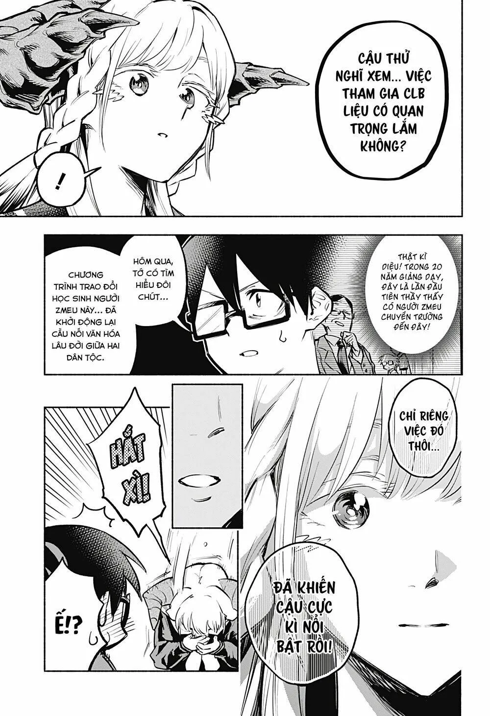 Cô Bạn Rồng Mới Chuyển Tới Nổi Bật Hơn Cả Tôi Chap 3.1 - Next Chap 4.1
