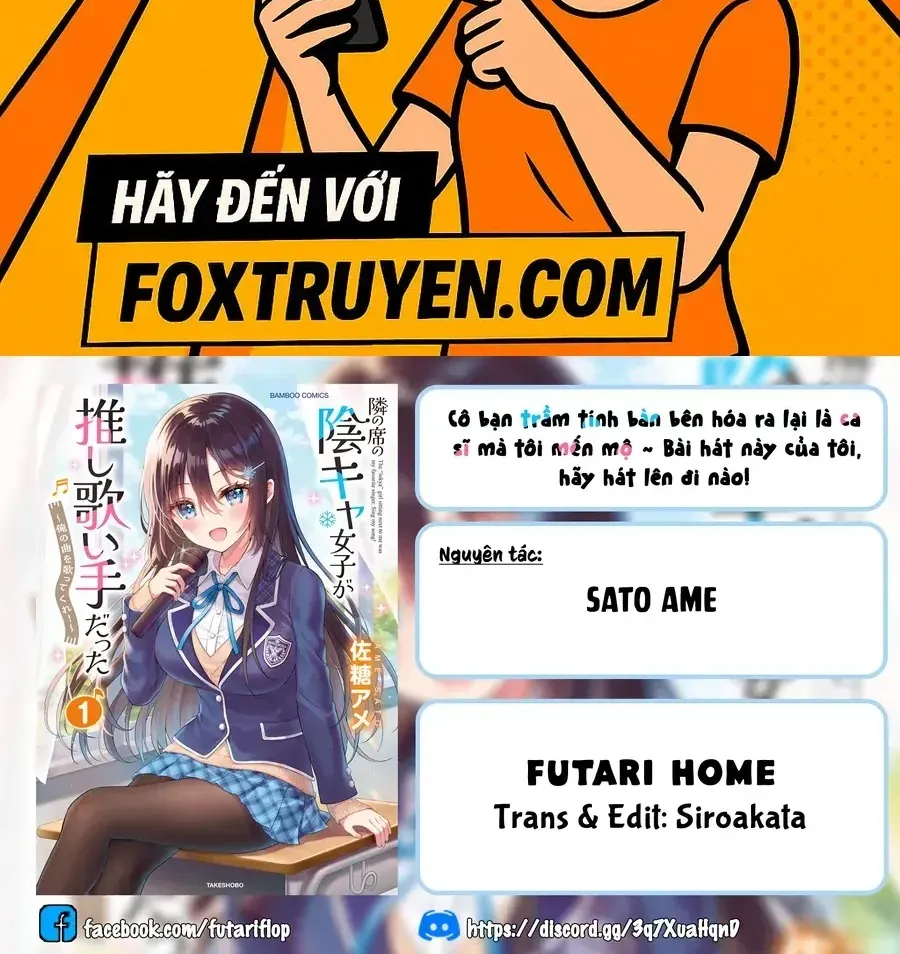 Cô Bạn Trầm Tính Bàn Bên Hóa Ra Lại Là Ca Sĩ Mà Tôi Mến Mộ ~Bài Hát Này Của Tôi, Hãy Hát Lên Đi Nào!~ Chap 5.6 - Next Chap 6.6