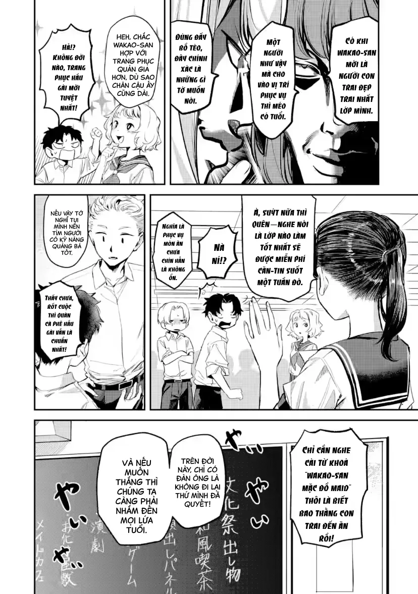 Cô Bạn Wakao-San Bàn Bên Có Vẻ Nhìn Thấy Gương Mặt Của Tôi Nhưng Tôi Thì Không Chap 23 - Next Chap 24