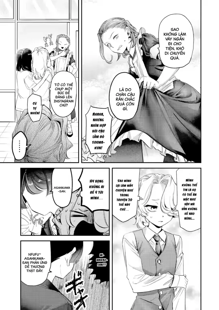 Cô Bạn Wakao-San Bàn Bên Có Vẻ Nhìn Thấy Gương Mặt Của Tôi Nhưng Tôi Thì Không Chap 24 - Next Chap 25