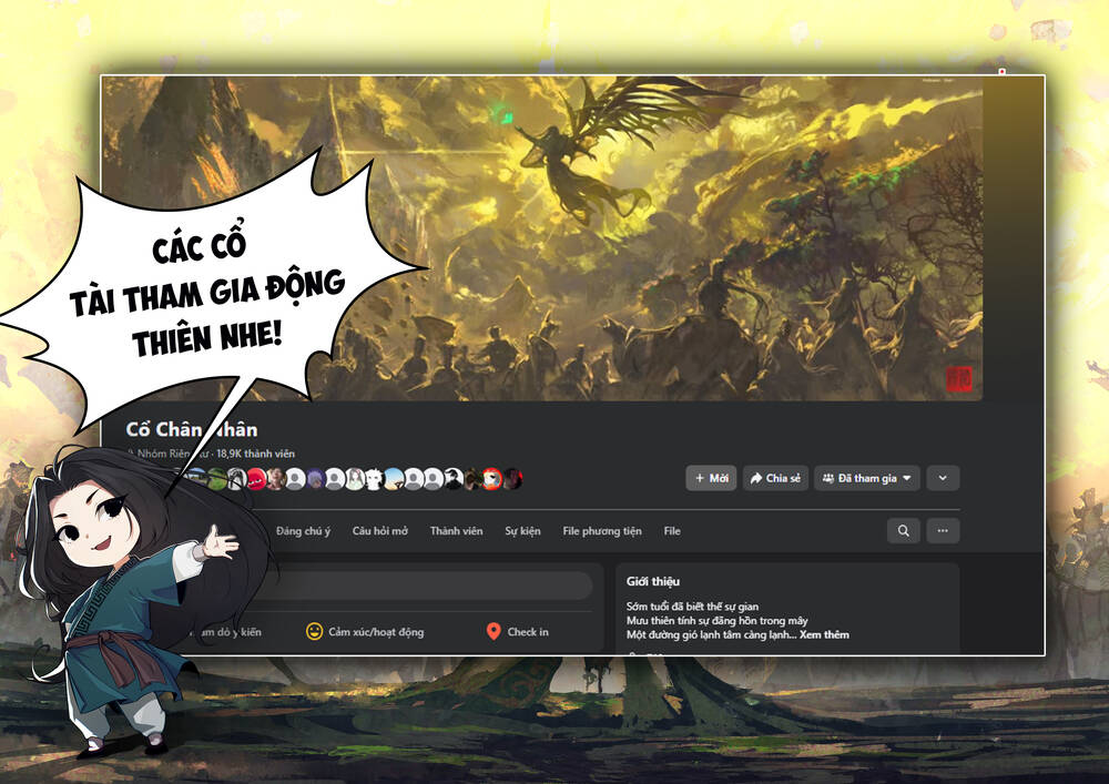 Cổ Chân Nhân Chap 14 - Next Chap 15