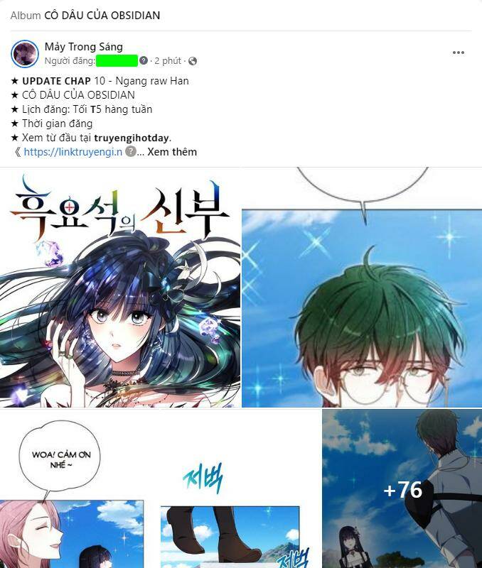 Cô Dâu Của Obsidian Chap 10.1 - Next Chap 11.1