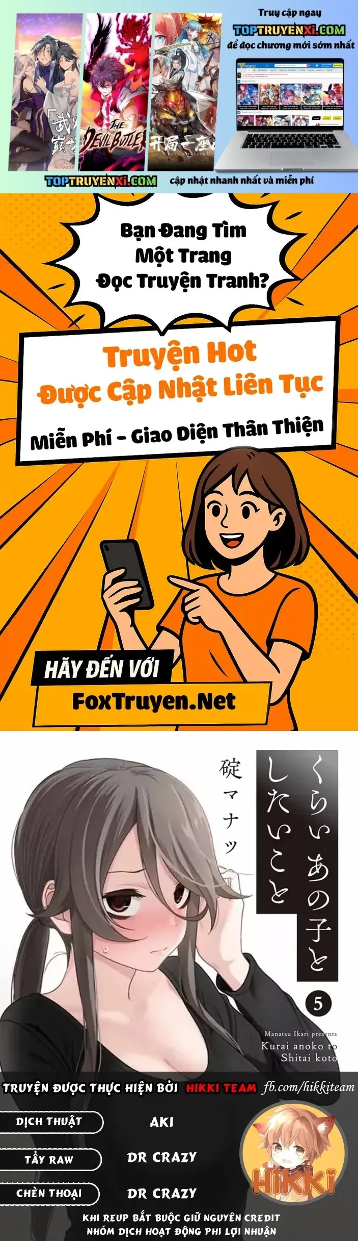 Cô Nàng U Ám Cùng Lớp Của Tôi Chap 64 - Next Chap 65