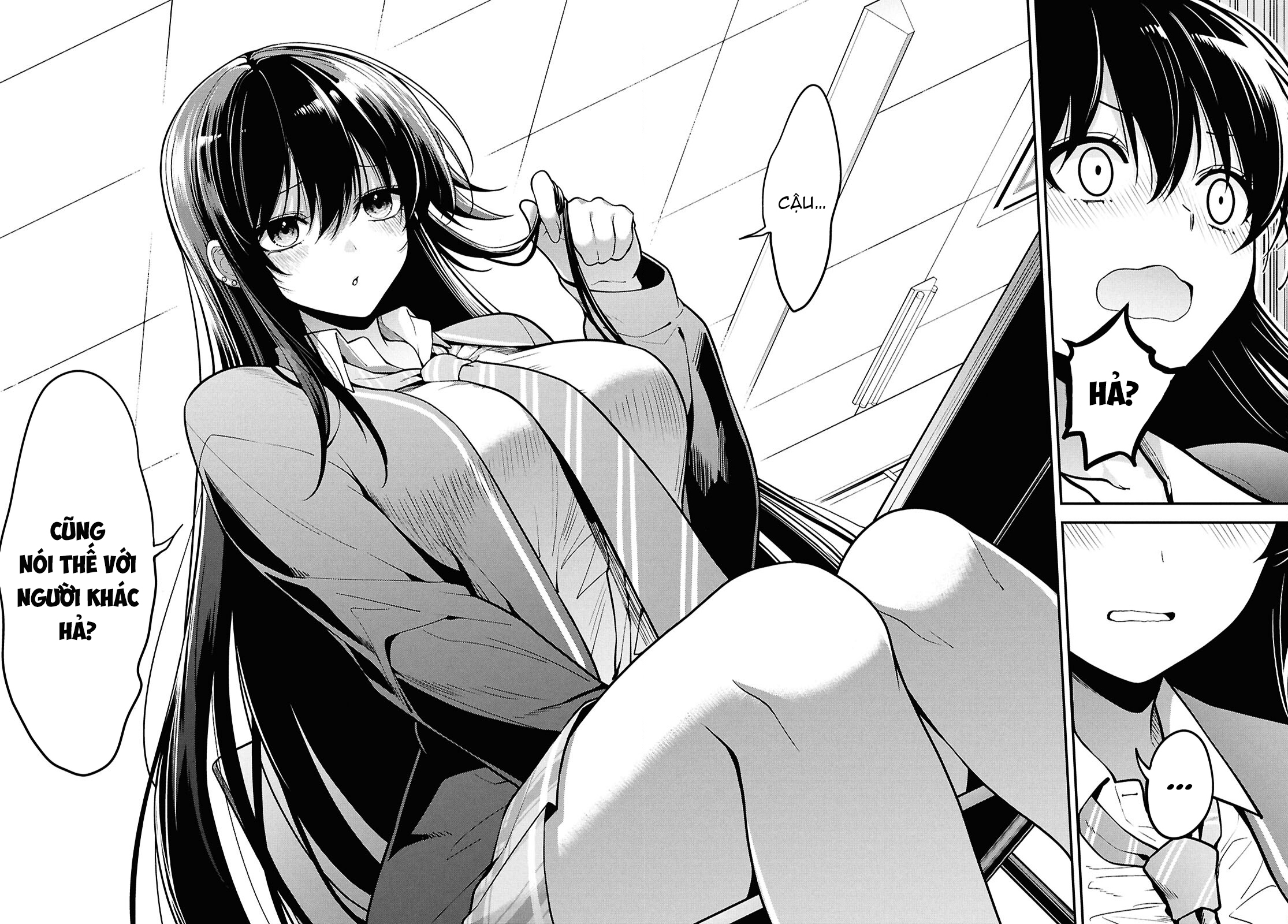 Cô Nàng Yankee Shimizu-San Bàn Bên Đã Nhuộm Tóc Đen Mất Rồi Chap 1 - Next Chap 2