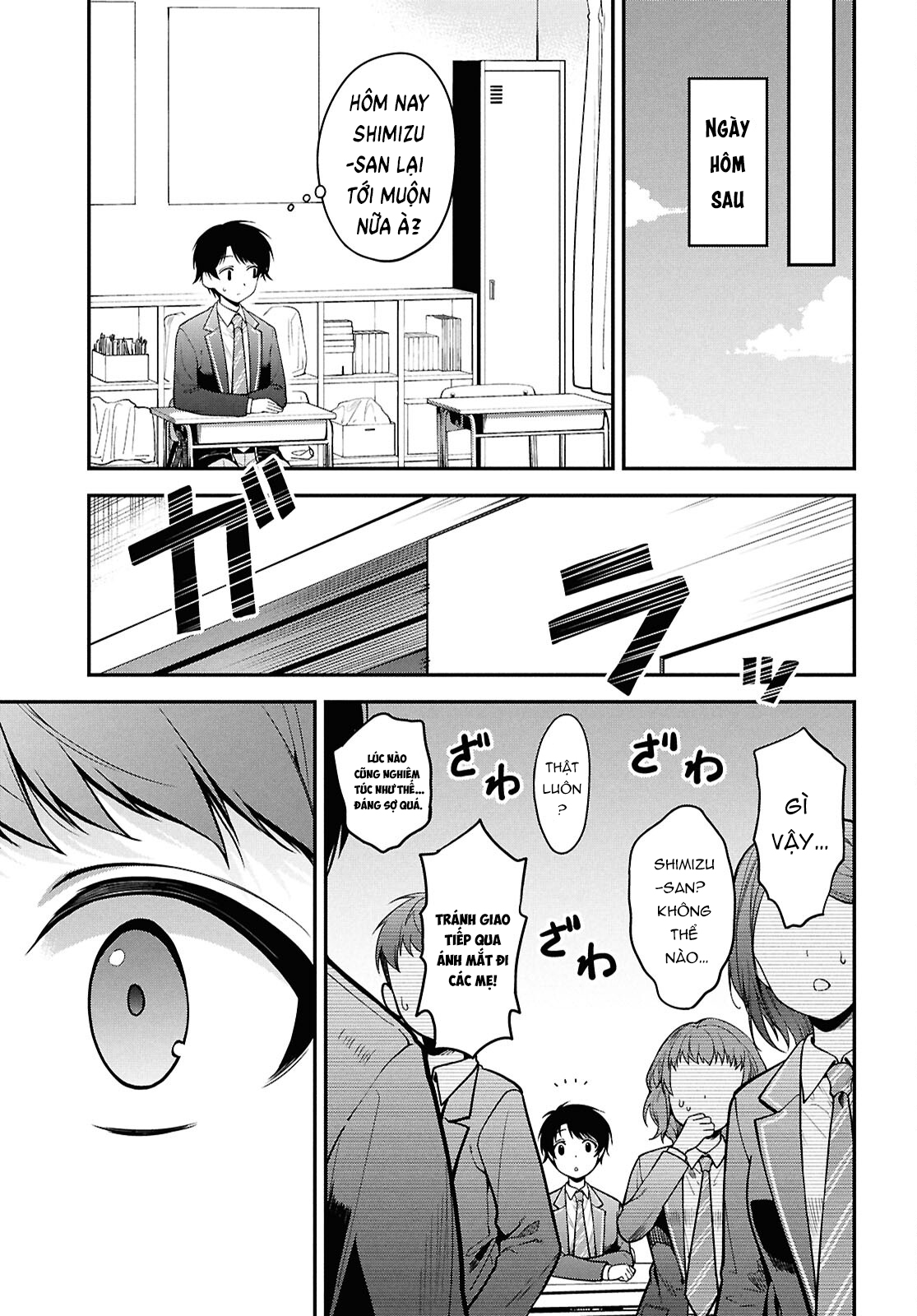 Cô Nàng Yankee Shimizu-San Bàn Bên Đã Nhuộm Tóc Đen Mất Rồi Chap 1 - Next Chap 2