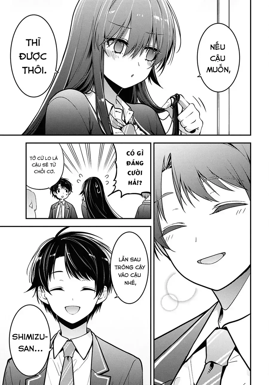 Cô Nàng Yankee Shimizu-San Bàn Bên Đã Nhuộm Tóc Đen Mất Rồi Chap 2 - Next Chap 3