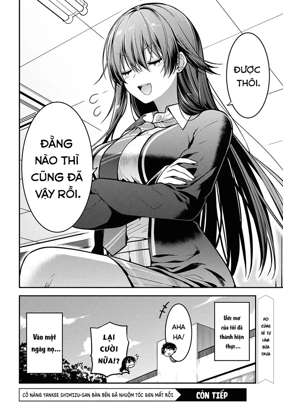 Cô Nàng Yankee Shimizu-San Bàn Bên Đã Nhuộm Tóc Đen Mất Rồi Chap 2 - Next Chap 3