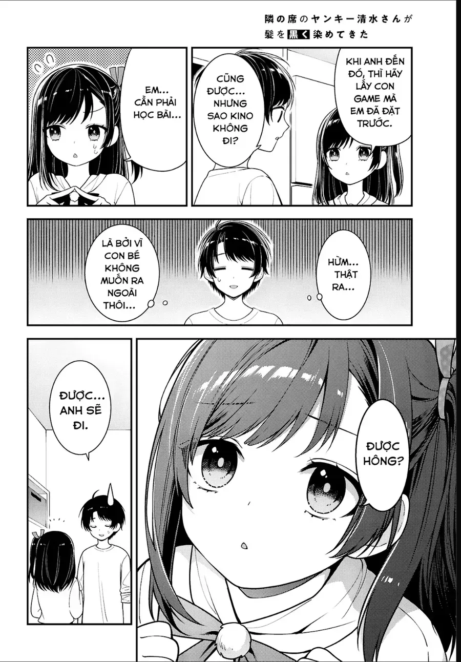 Cô Nàng Yankee Shimizu-San Bàn Bên Đã Nhuộm Tóc Đen Mất Rồi Chap 5 - Next Chap 6