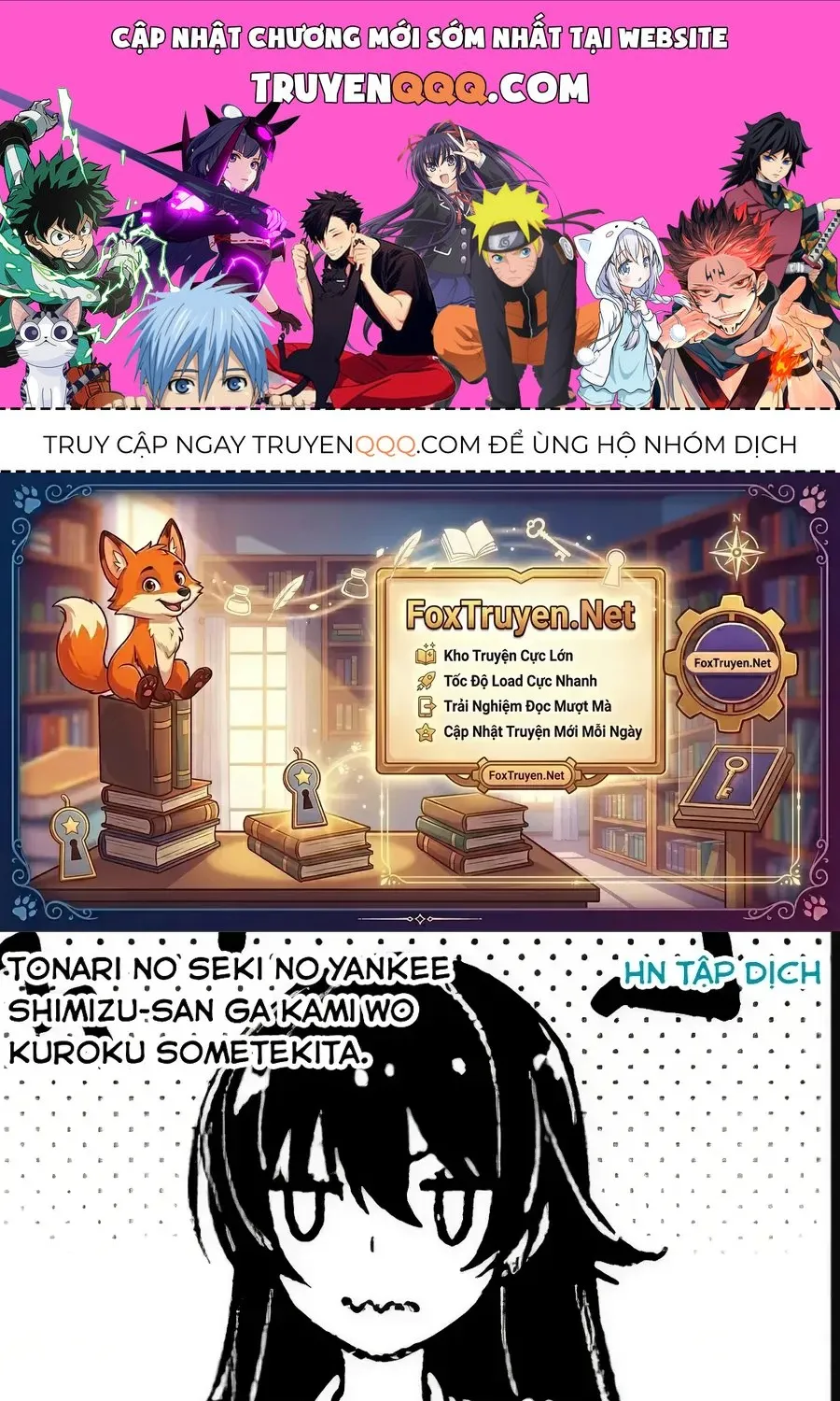 Cô Nàng Yankee Shimizu-San Bàn Bên Đã Nhuộm Tóc Đen Mất Rồi Chap 6 - Next Chap 7