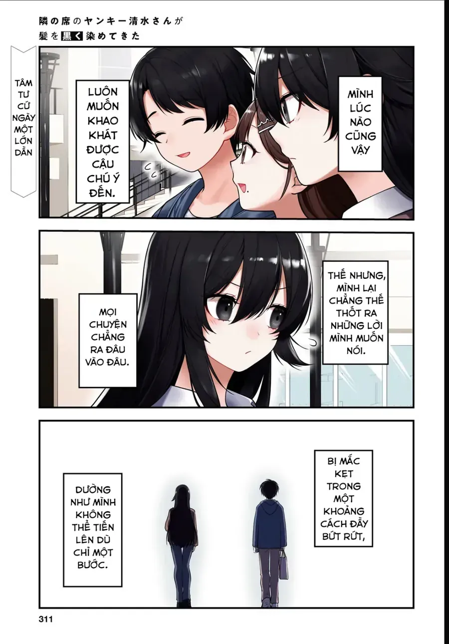 Cô Nàng Yankee Shimizu-San Bàn Bên Đã Nhuộm Tóc Đen Mất Rồi Chap 6 - Next Chap 7