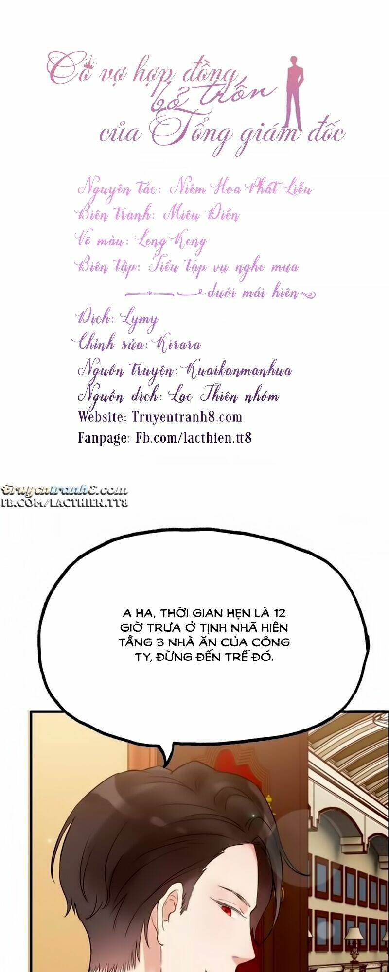 Cô Vợ Hợp Đồng Bỏ Trốn Của Tổng Giám Đốc Chap 21 - Next Chap 22