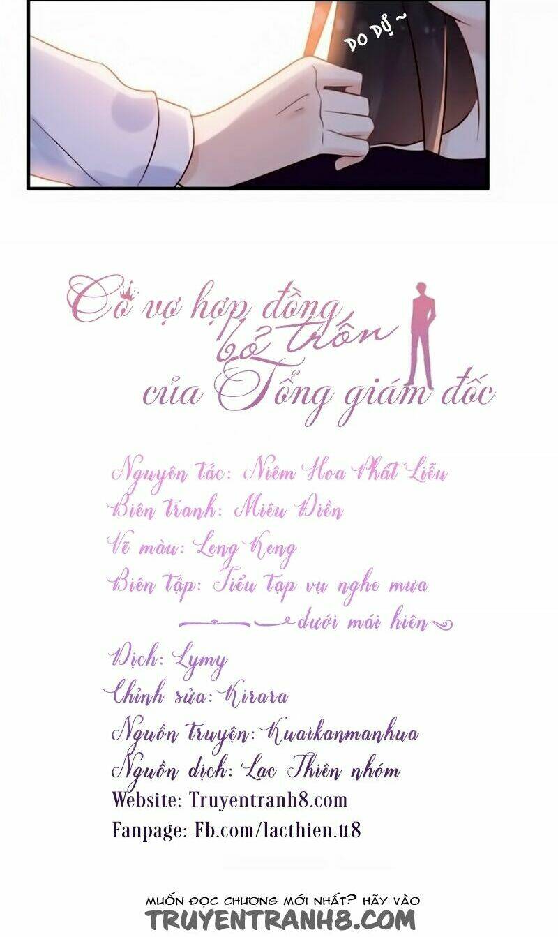 Cô Vợ Hợp Đồng Bỏ Trốn Của Tổng Giám Đốc Chap 33 - Next Chap 34
